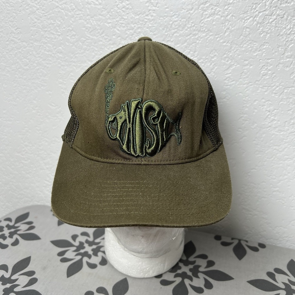 Vintage 90s Phish Official Merch Green Snapback Hat Trucker Rock Band